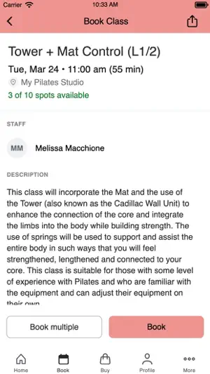 My Pilates Studio screenshot 3