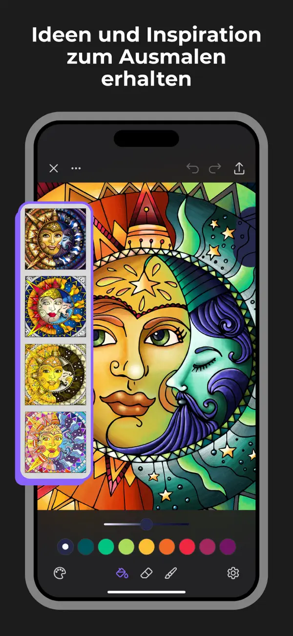 Pigment Malbuch Für Erwachsene iPhone App Screenshot 8 – Lifestyle