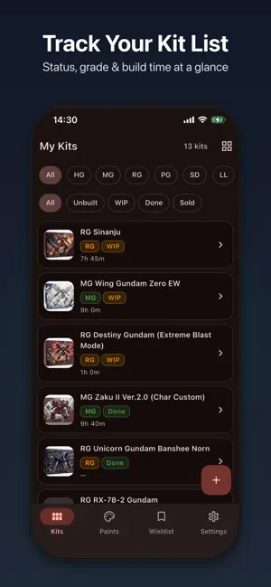 GunplaLog screenshot 1
