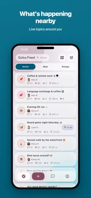 Goba: Social Network screenshot 1