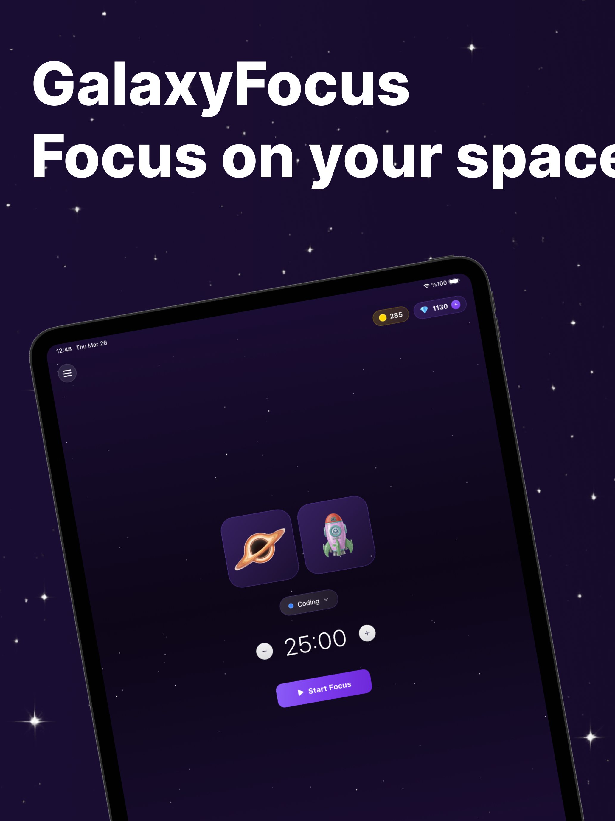 GalaxyFocus: Focus Timer