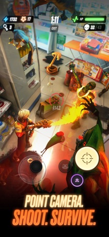 PANIC: AR Shooter iPhone screenshot