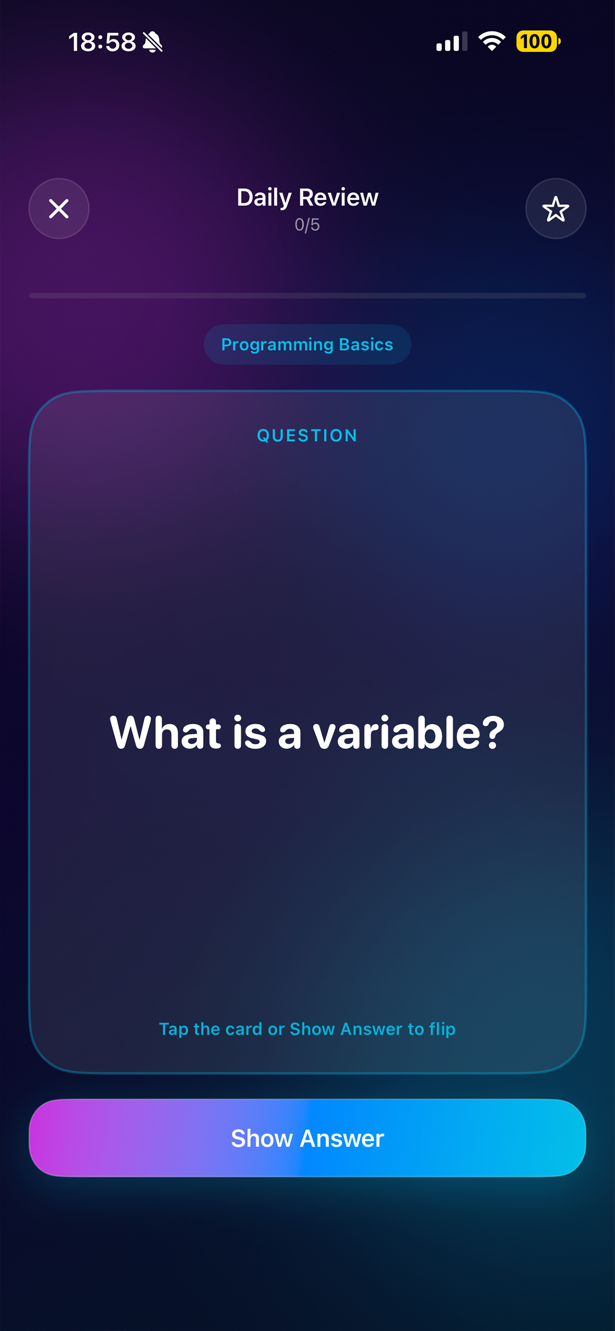 Flashcards Ultra Review