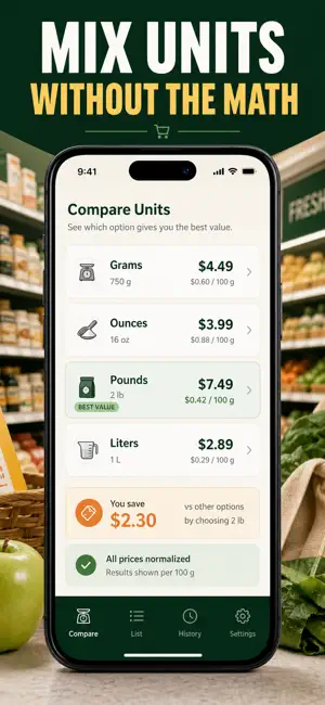 Unit Price: Cost Per Ounce screenshot 4
