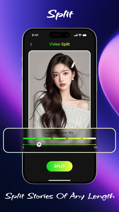 Screenshot #2 pour Long Video Splitter: Story Cut