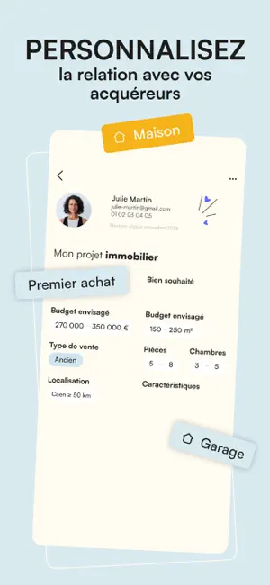 Homeo Pro: Acquéreurs Immo screenshot 1