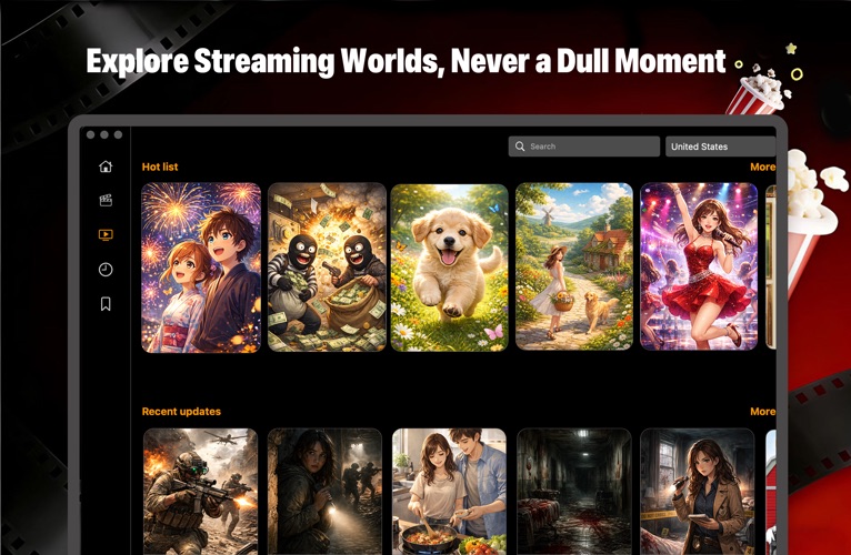 Streaming Player for Peacock app screenshot 2