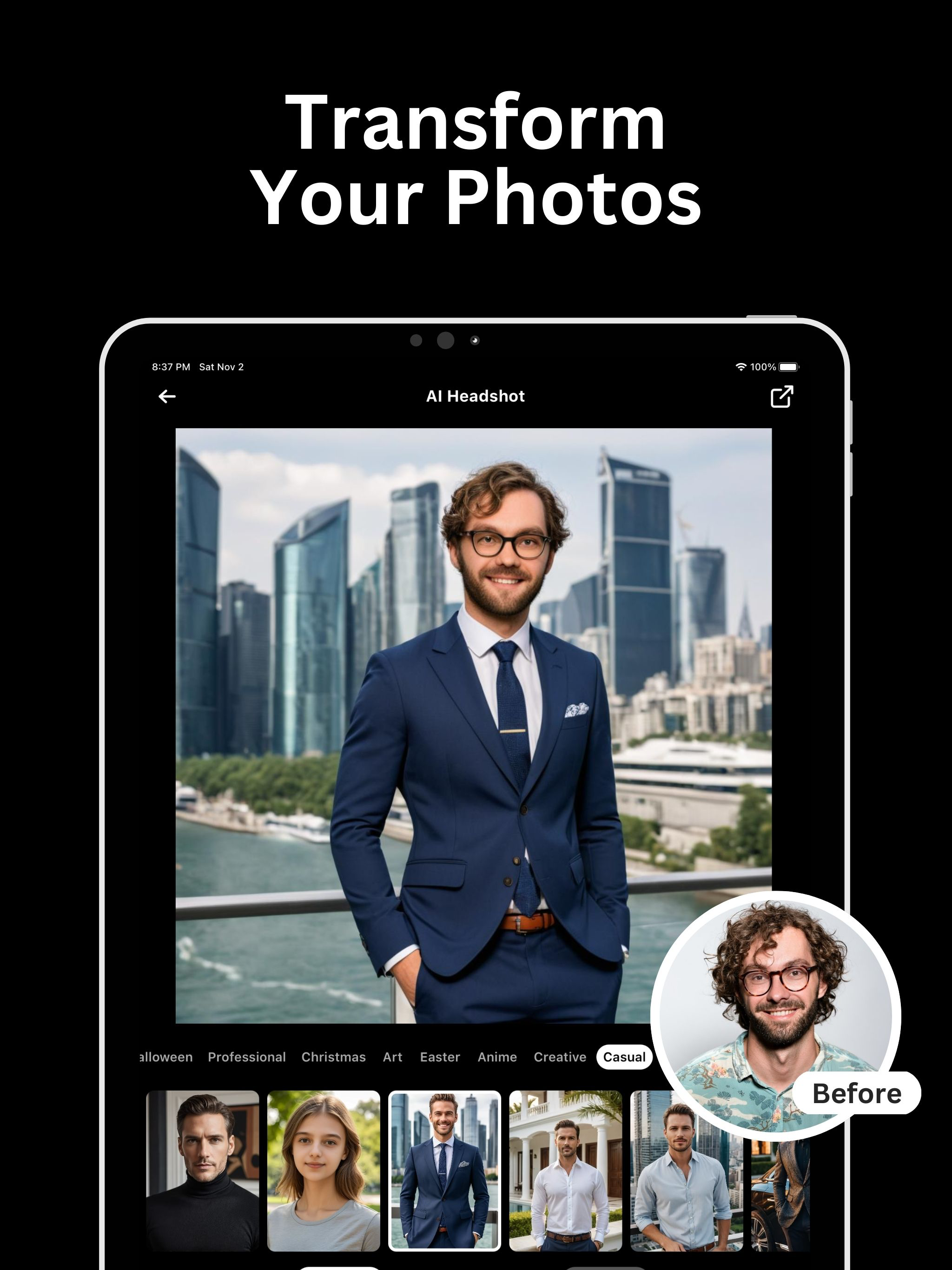 AI Headshot Generator - Reface