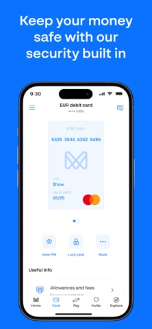 Monese - A banking alternative iPhone screenshot