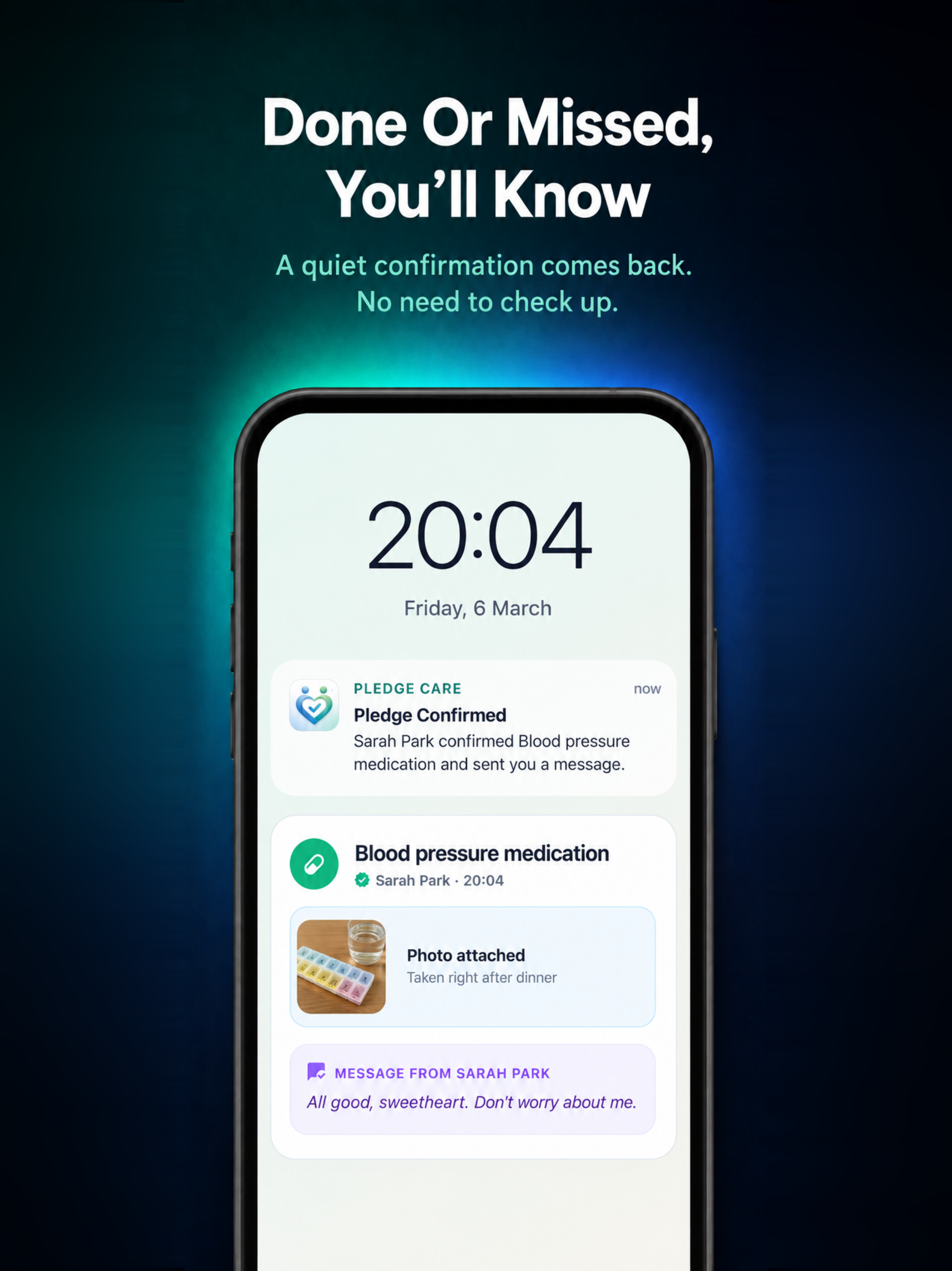 Pledge Care: Family Reminders screenshot 9