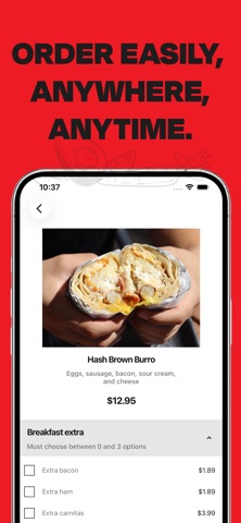 Burros & Fries Inc iPhone screenshot