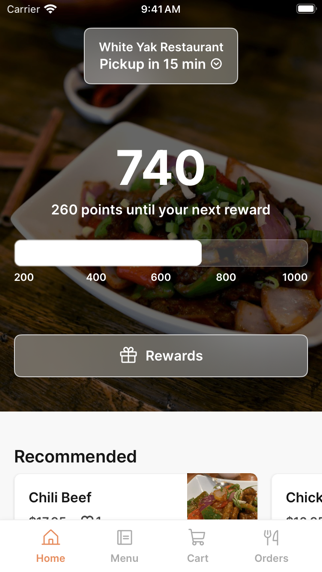 White Yak app screenshot