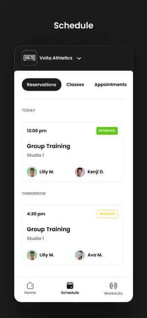 Volta Athletics screenshot 3