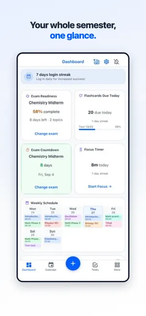 The Focus Path: Study Planner screenshot 1