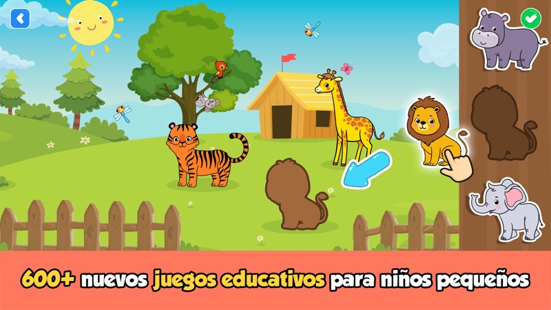 Juegos de puzzle de preescolar screenshot 1