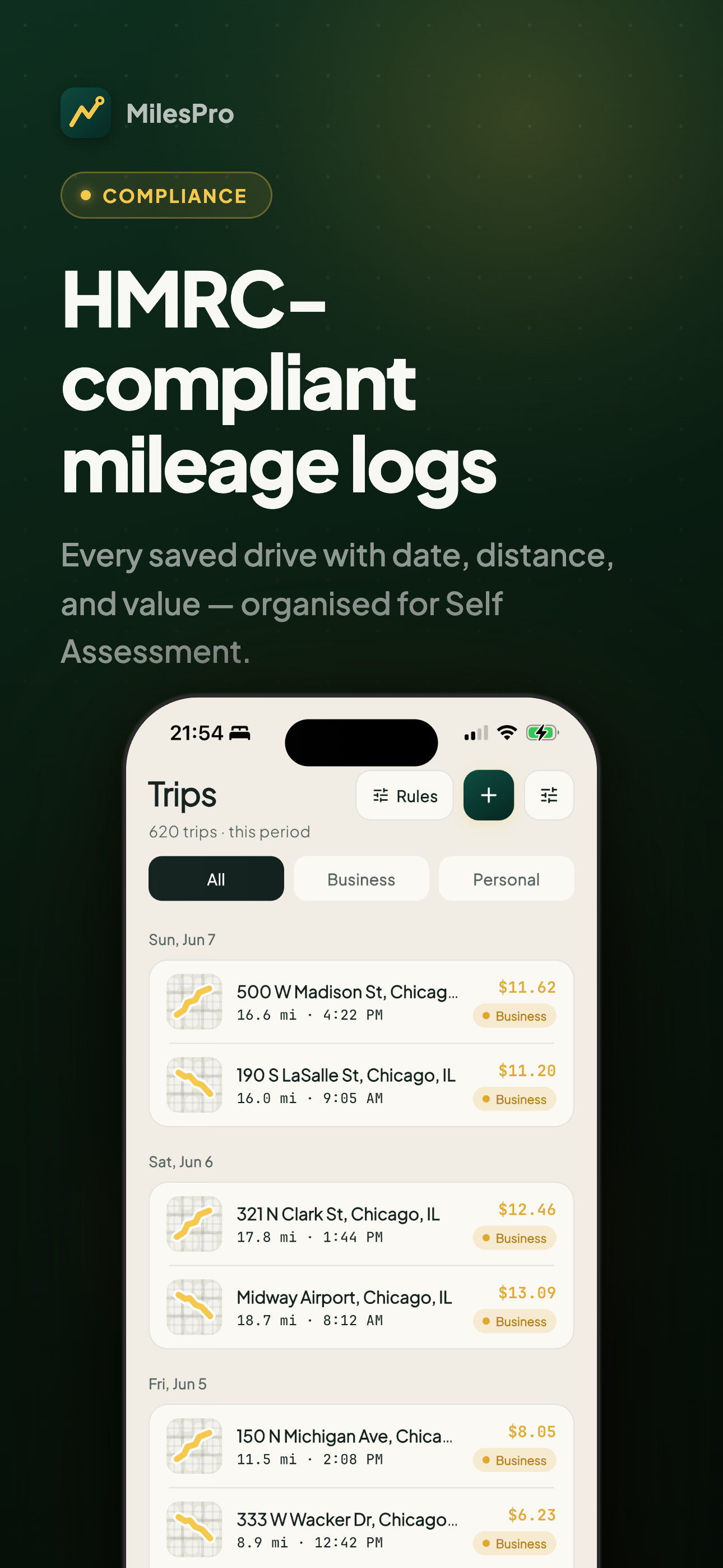 MilesPro: Mileage Tracker screenshot 3