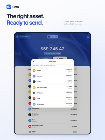 Oath: Crypto & Bitcoin Wallet iPad screenshot 6