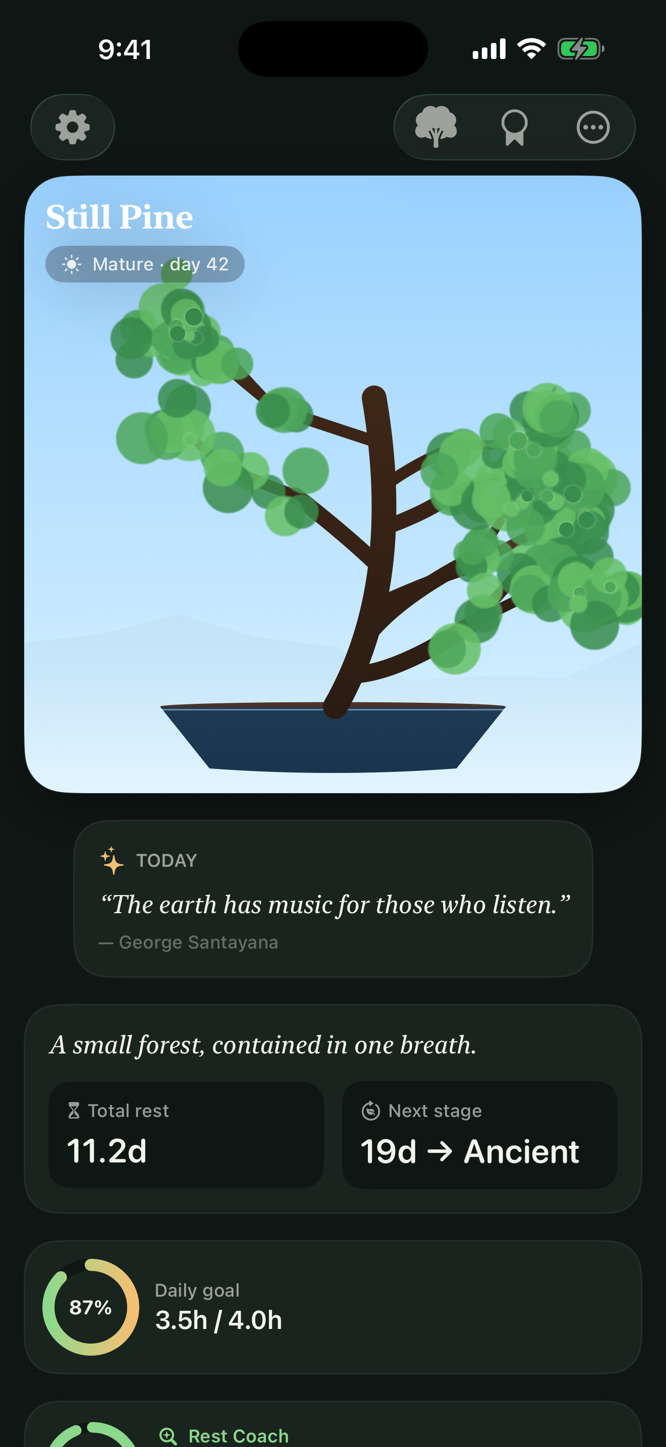Bonsai: Grow by Resting screenshot 1 of 4