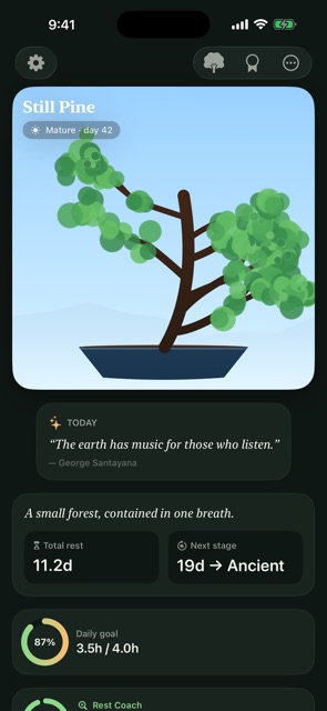 Bonsai: Grow by Resting screenshot 1