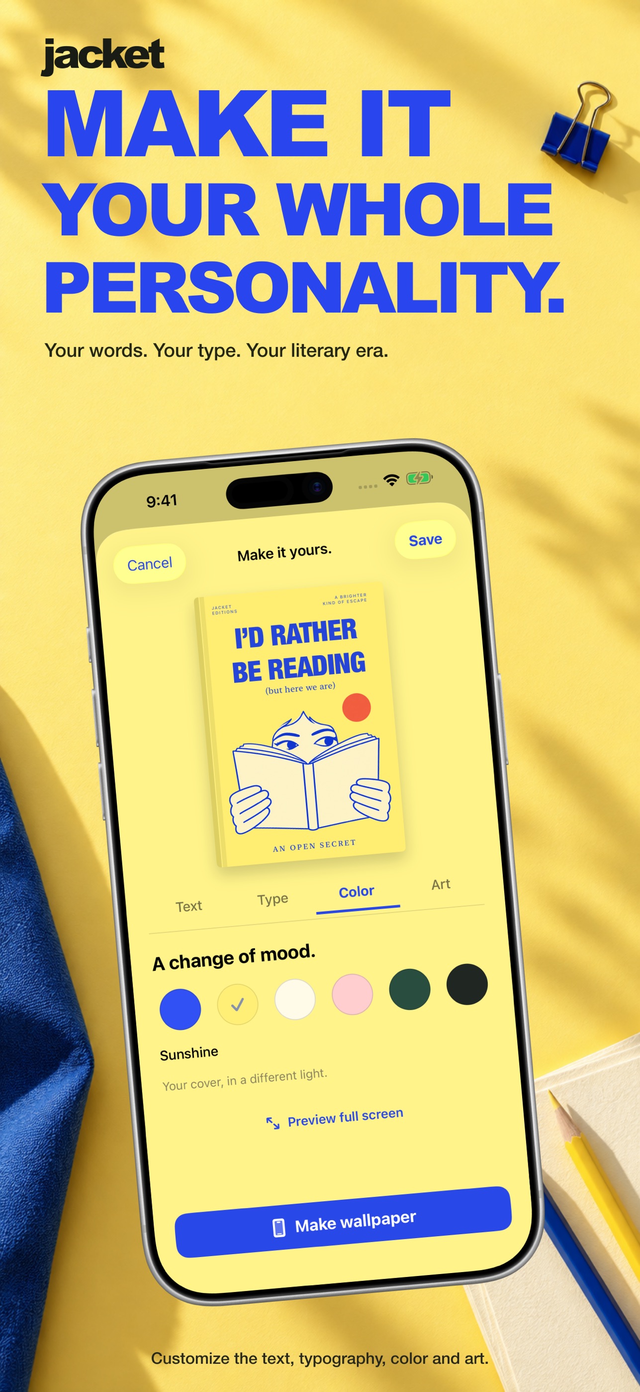 Screenshot 3 of Jacket: Bookish Wallpapers