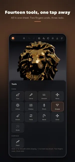 Clay Shaper: 3D Sculpting screenshot 2