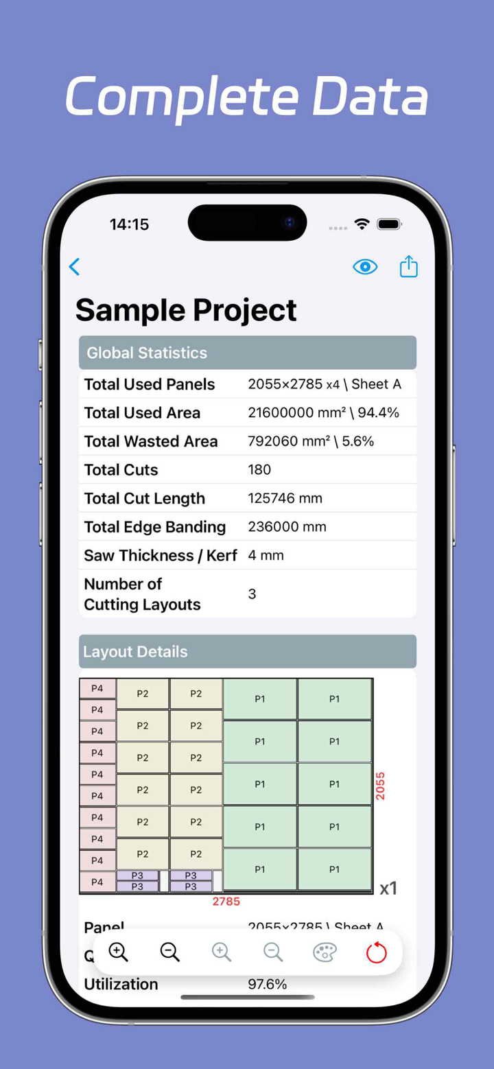 CutList Optimizer screenshot 4