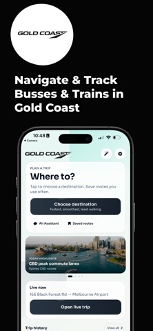 Gold Cost Buss & Train Tracker screenshot