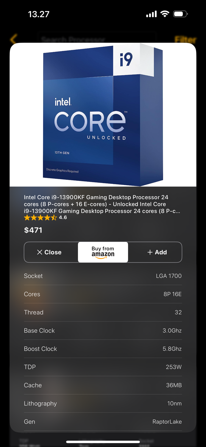 PC Builder Part picker