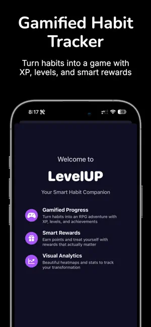 Habit Tracker – LevelUP screenshot 1