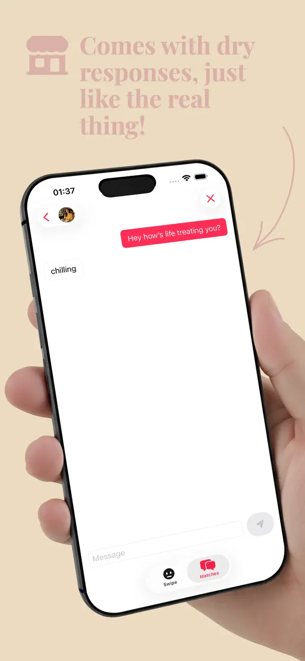 Screenshot #3 pour Dating App Simulator For Dudes