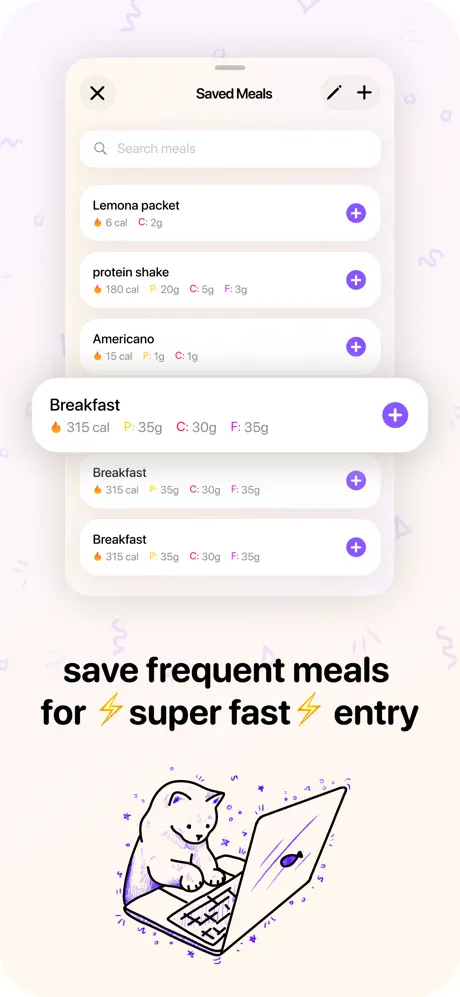 Amy Food Journal screenshot 5