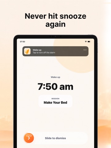 Mornix: Alarm Clock to Wake Up iPad screenshot