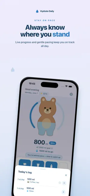 Hydrate Daily - Water Tracker screenshot 3