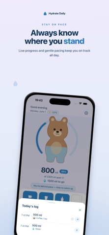 Hydrate Daily - Water Tracker Screenshot 3 of 5