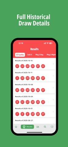 CT Lottery - Results, Trends iPhone screenshot