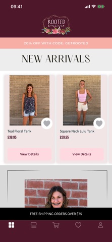 Rooted Boutique screenshot