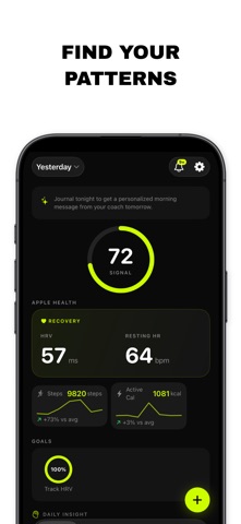 Jot: AI Coach & Health Journal iPhone screenshot