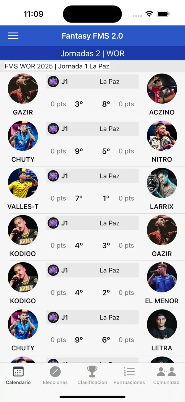 Screenshot #1 pour Fantasy FMS - Liga Freestyle