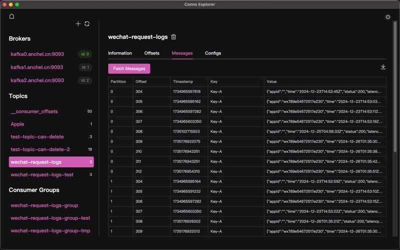 Conns Explorer screenshot