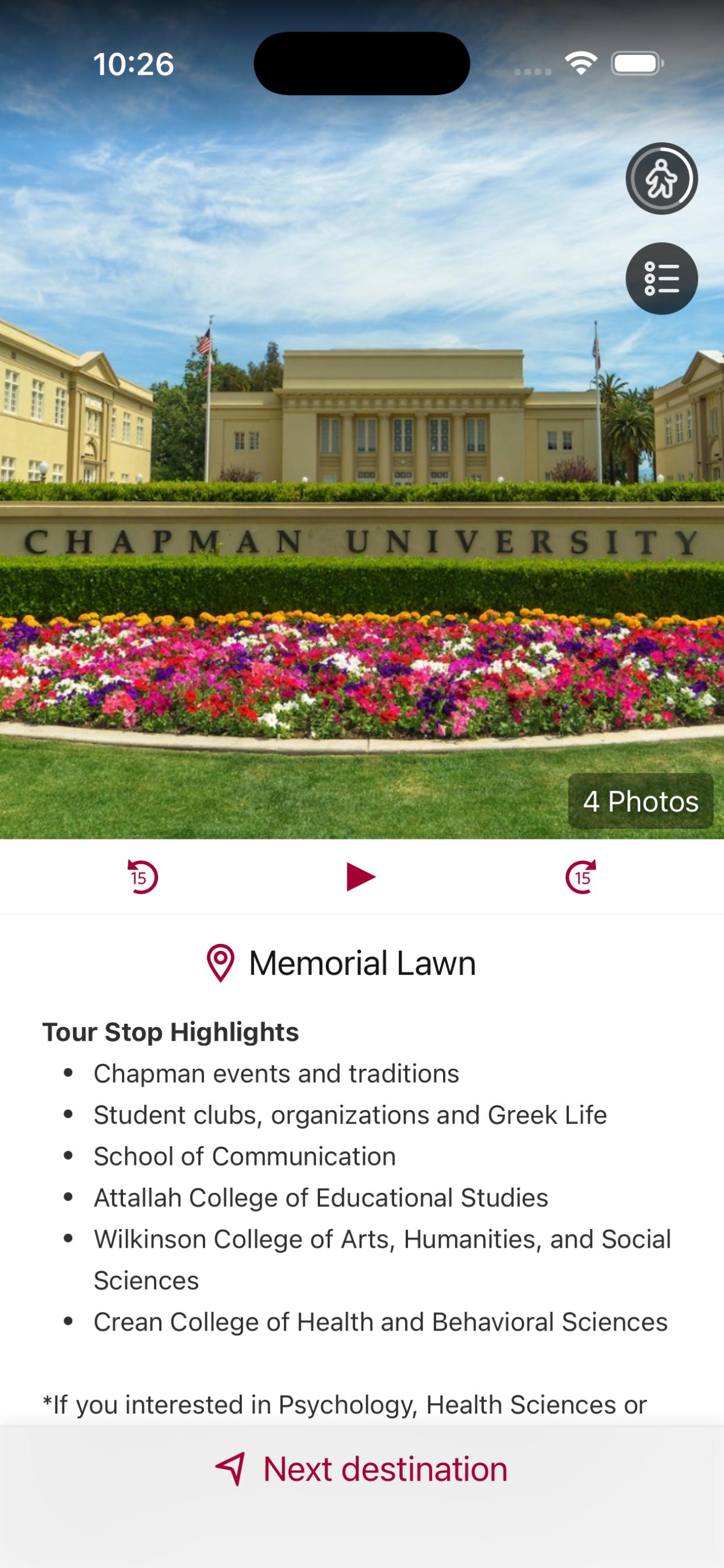 Chapman University Visitors