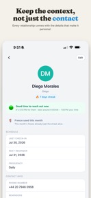 KeepMeClose: Contact Reminder screenshot