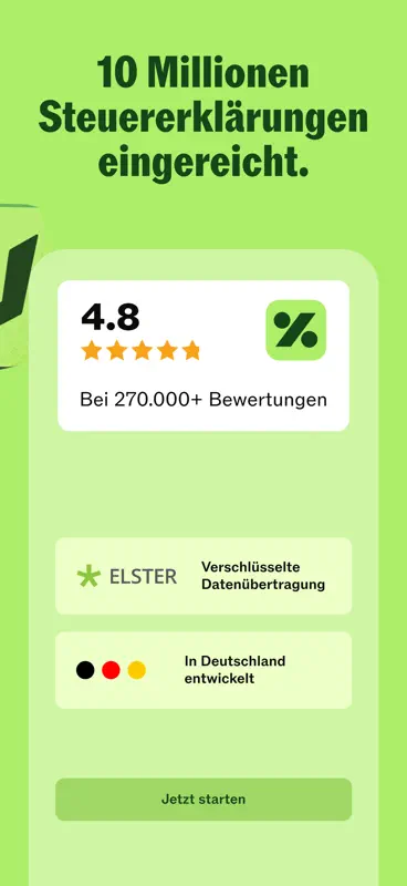 Taxfix: Online Steuererklärung screenshot 10 of 10