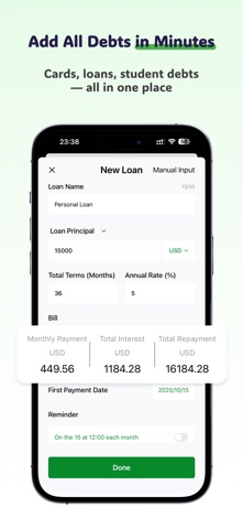 Debtoff – Debt Payoff Planner Screenshot 3 of 4