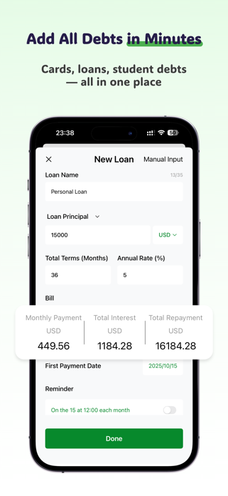Debtoff – Debt Payoff Planner Screenshot 3 of 4