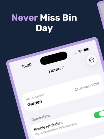 Bin Days - Bin Reminder iPad screenshot