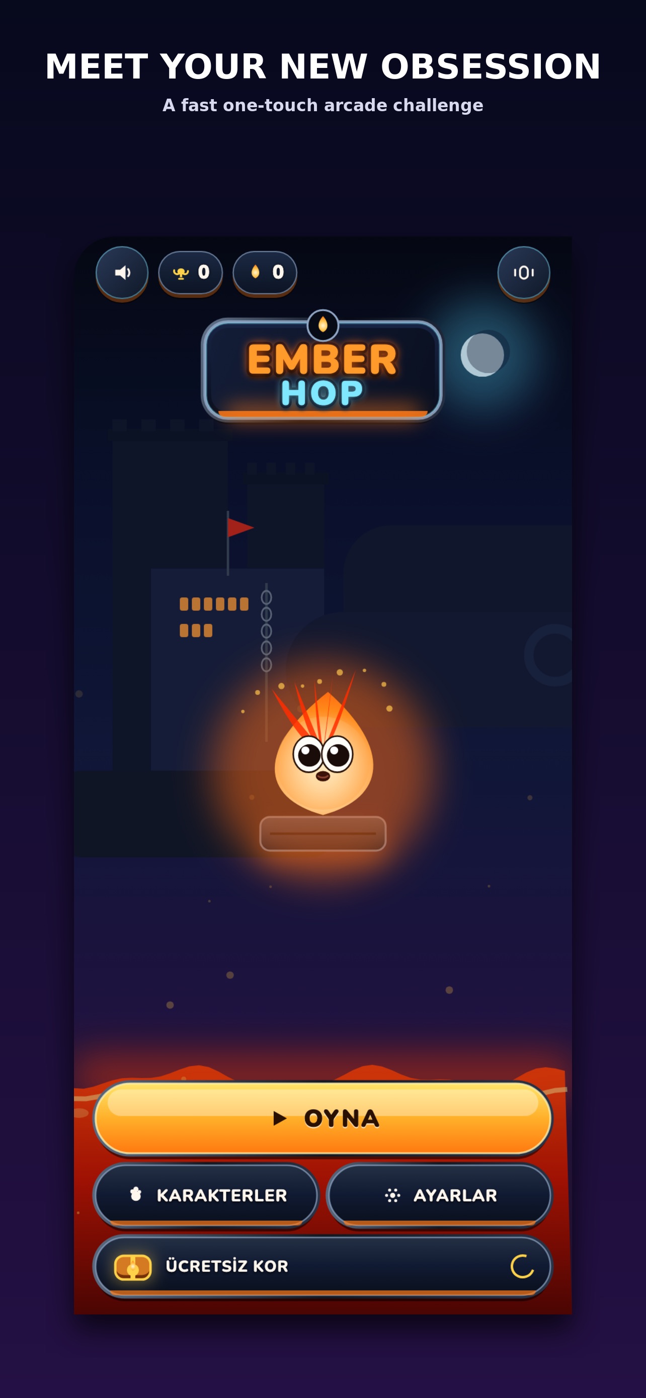 Screenshot 1 of Ember Rush: Fire Jump