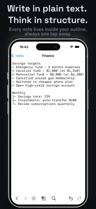 Structured Outliner screenshot 2