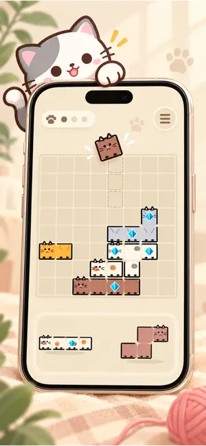 Cat Blocks: Cute Block Puzzle screenshot 1