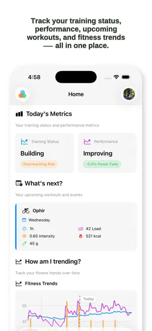 Tempo AI: Cycling Training App screenshot 1