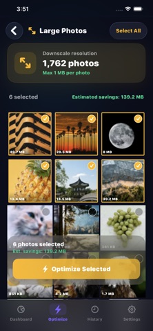 Photo Storage Optimizer Pro のスクリーンショット